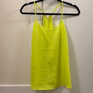 J. Crew neon yellow tank